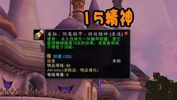 术士胸甲BIS附魔别选错 15精神更受用