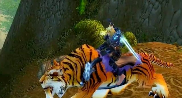 探秘魔兽世界珍稀坐骑：绿色荧光陆行鸟现身！